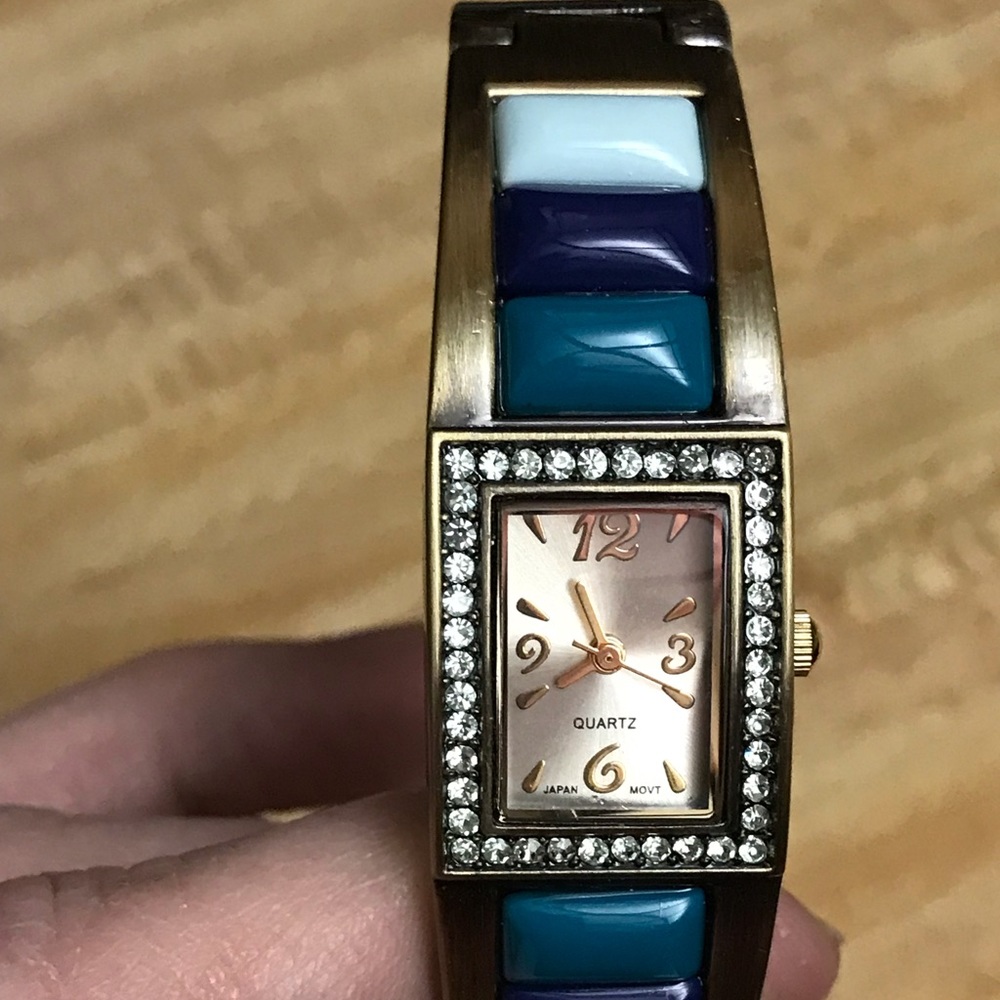 Avon blue stone watch